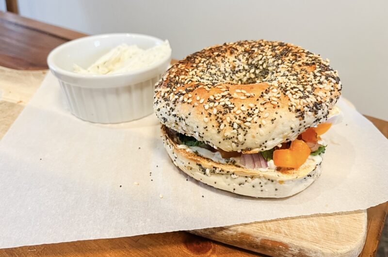 The Rocky Mountain Sunrise Bagel Sandwich